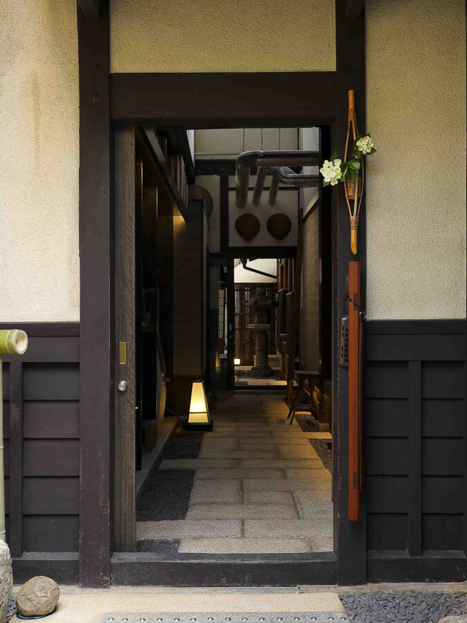 京町家の通り庭のイメージ