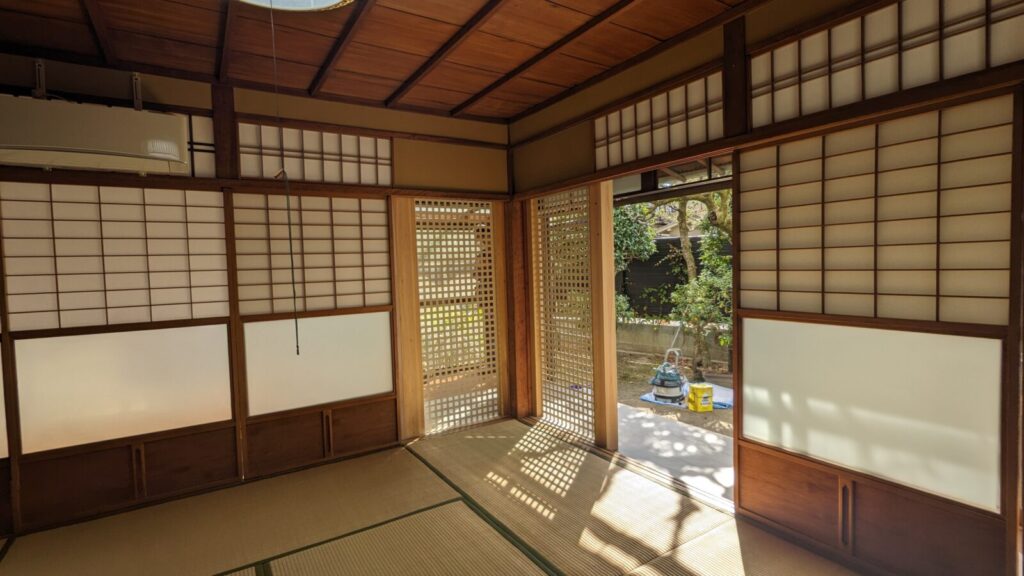 京町家 採光型耐力壁による耐震リフォーム