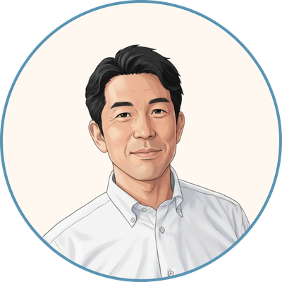 スタッフ知己の似顔絵