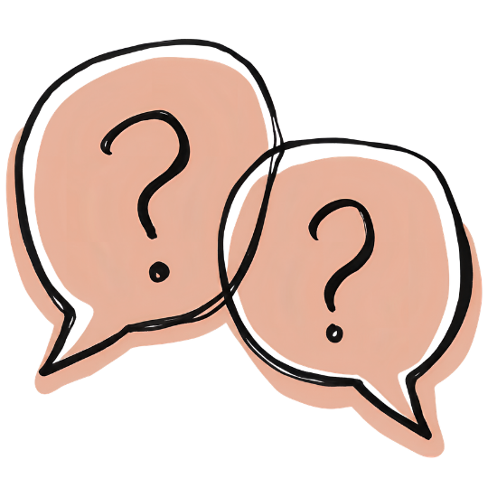 ?マークのイラスト